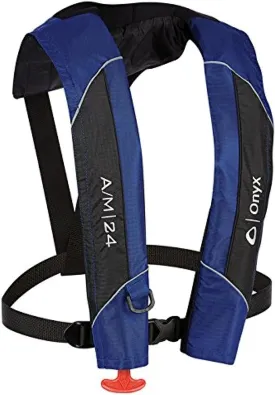 ABSOLUTE OUTDOOR Onyx A/M-24 Automatic/Manual Inflatable Life Jacket