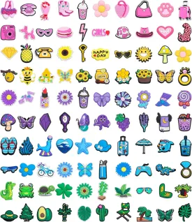 Cute Kawaii Sports Shoe Charms 30~100 PCS Teens Girls Boys Kids Decoration Party Gifts Accessories Charms
