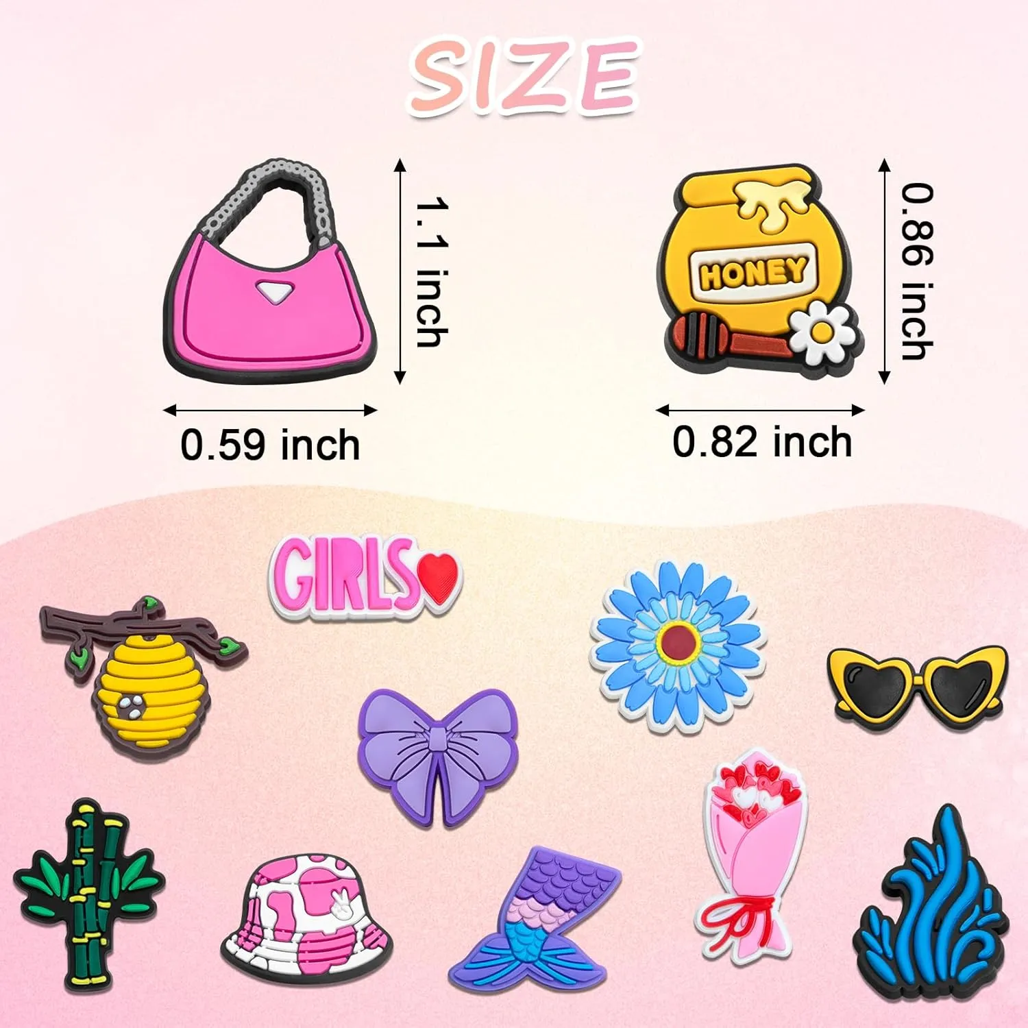 Cute Kawaii Sports Shoe Charms 30~100 PCS Teens Girls Boys Kids Decoration Party Gifts Accessories Charms