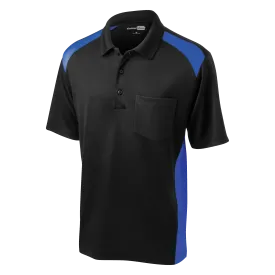 D1536M Mens Colorblock Pocket Polo