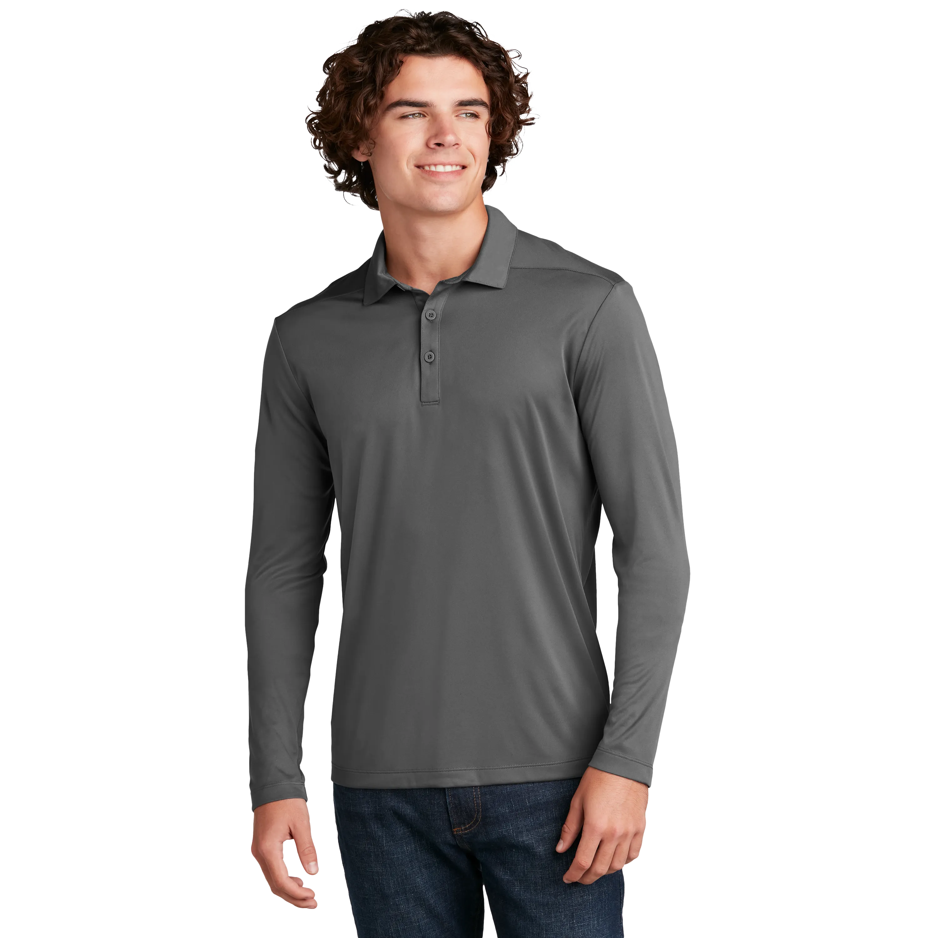 D2009 Posi-UV Pro Long Sleeve Polo