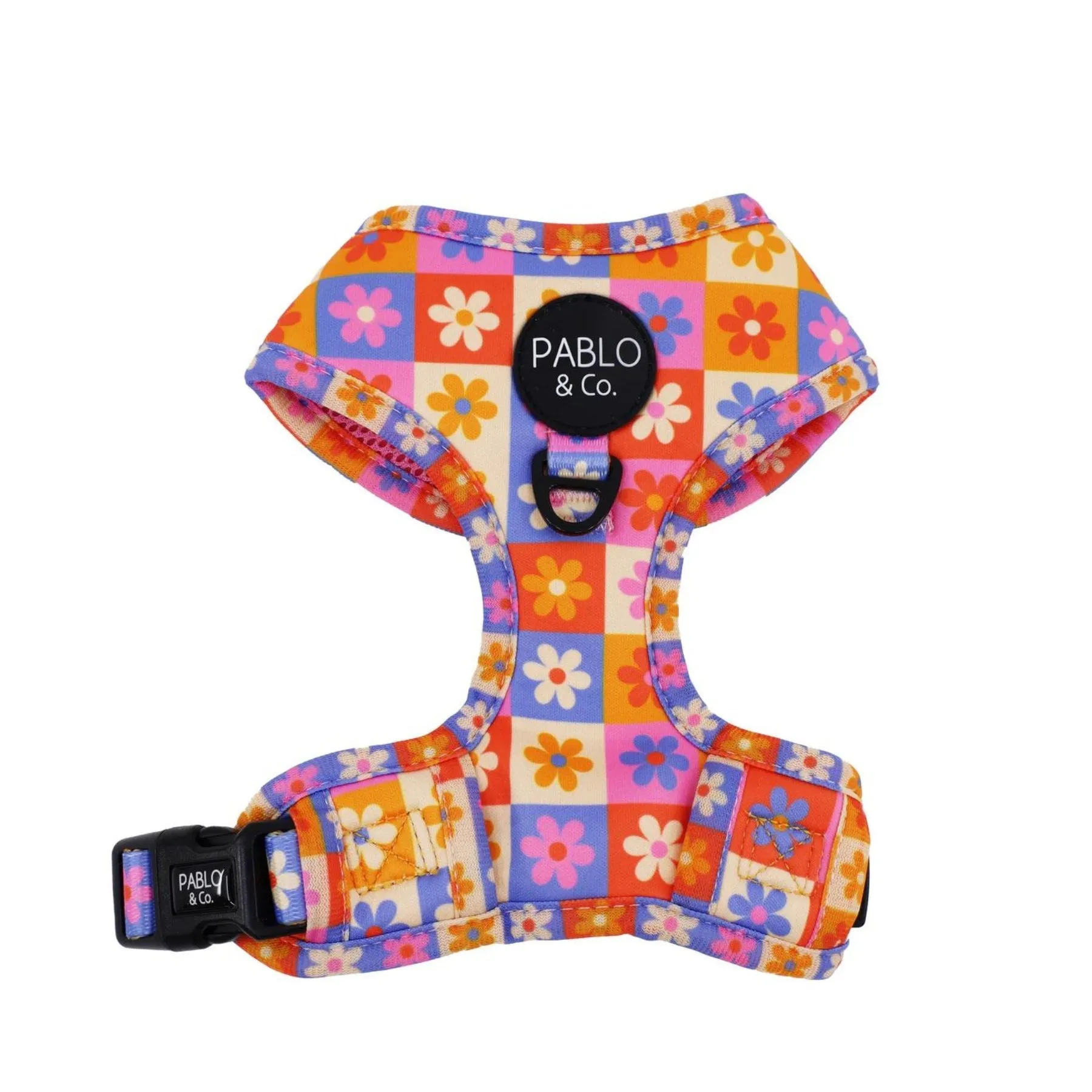 Daisies For Days Adjustable Dog Harness