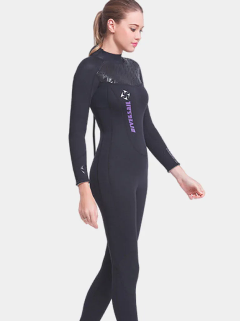 DIVE & SAIL Adults 3MM Neoprene Back Zip Wetsuit
