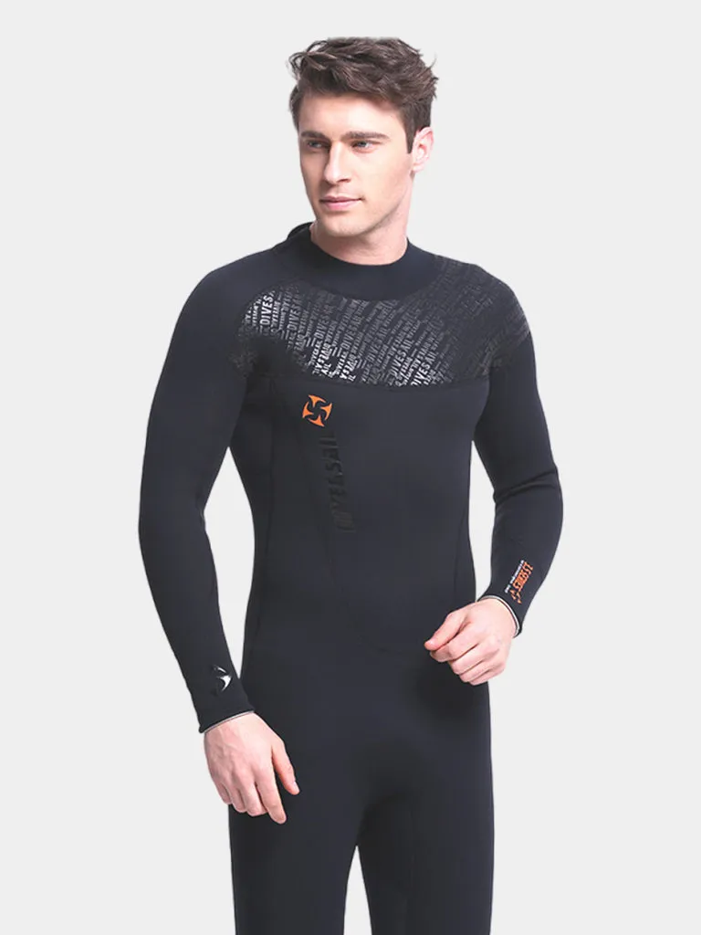 DIVE & SAIL Adults 3MM Neoprene Back Zip Wetsuit