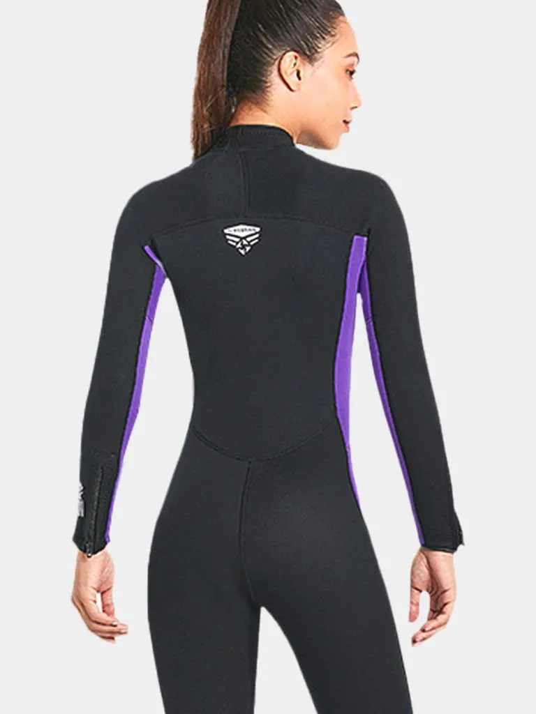 DIVE & SAIL Adults Long Sleeve One Piece Front Zip Wetsuit