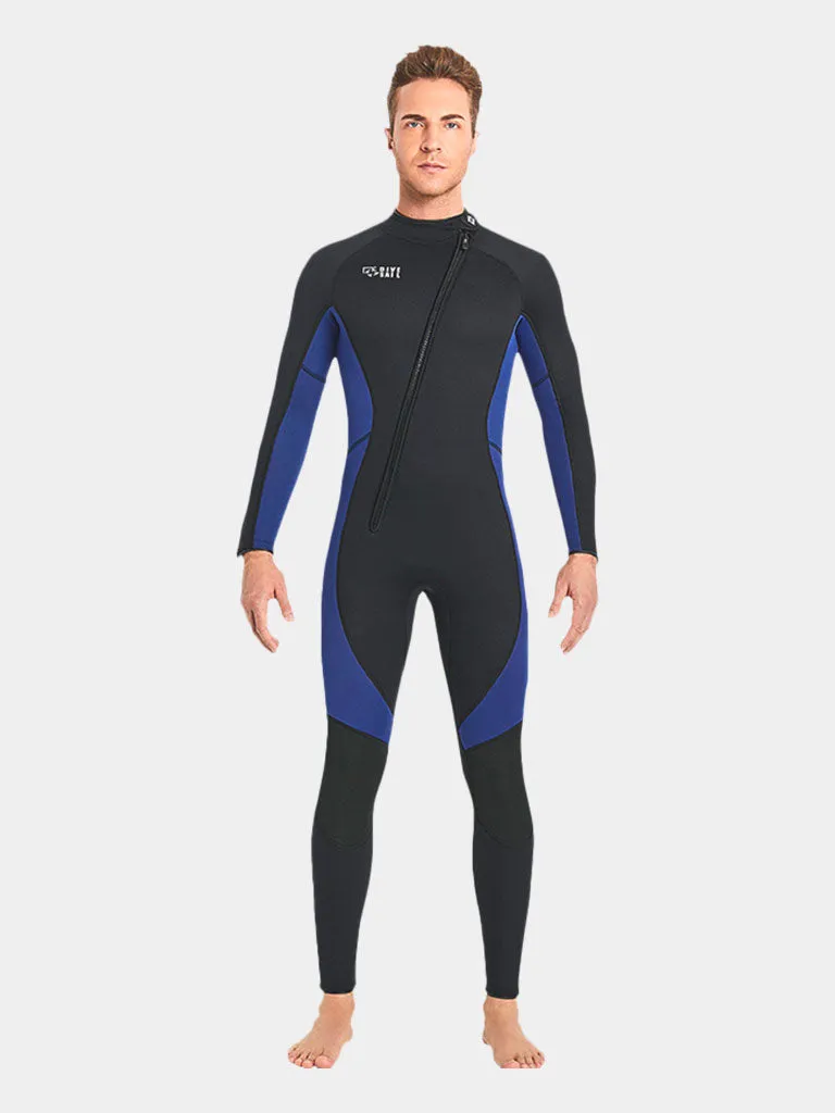 DIVE & SAIL Adults Long Sleeve One Piece Front Zip Wetsuit