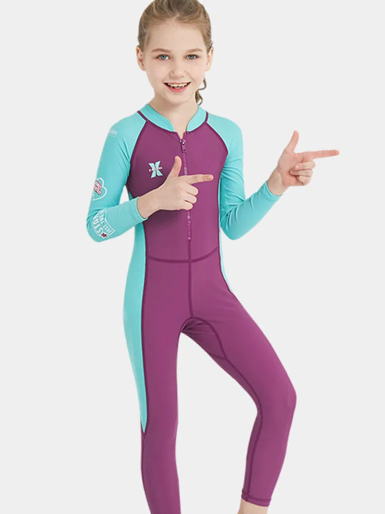 DIVE & SAIL Kid's Full Dive Skin Suit with Sun Protection