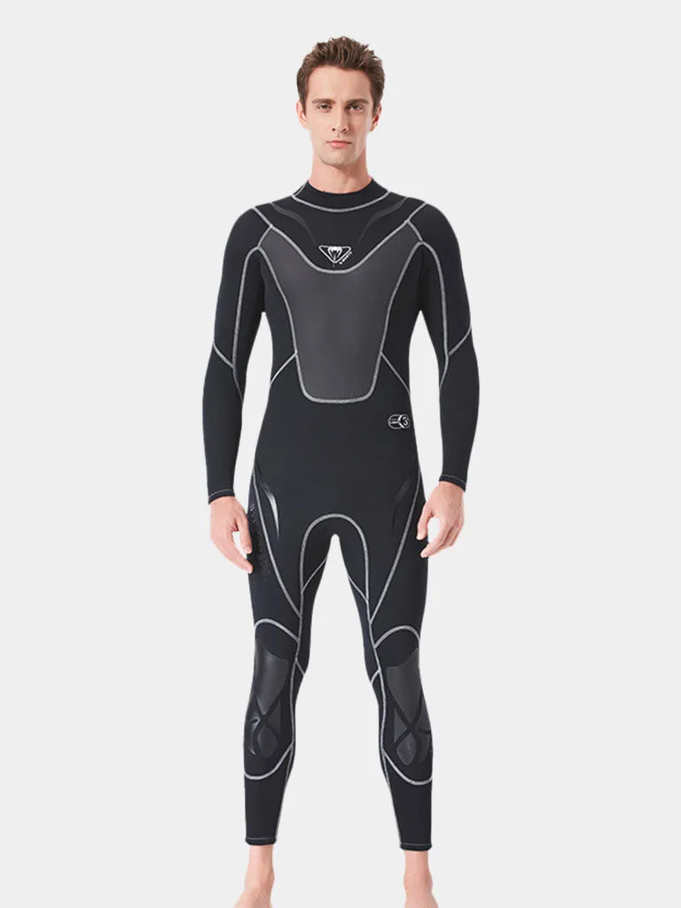 DIVE & SAIL Men’s Shark Skin Full Diving Wetsuit, 3 Colors