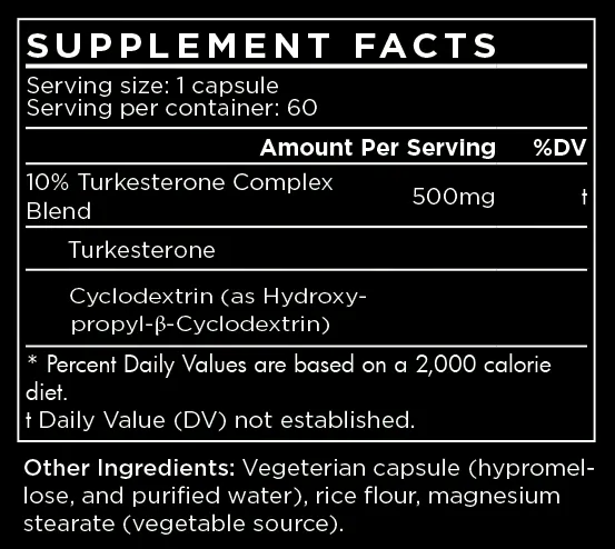 Enhanced PhytoTurk Turkesterone 60 Capsules