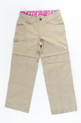 GIRL SIZE XS (6 YEARS) - NORTH FACE, CONVERTIBLE Hiking Pants/Shorts NWOT B4