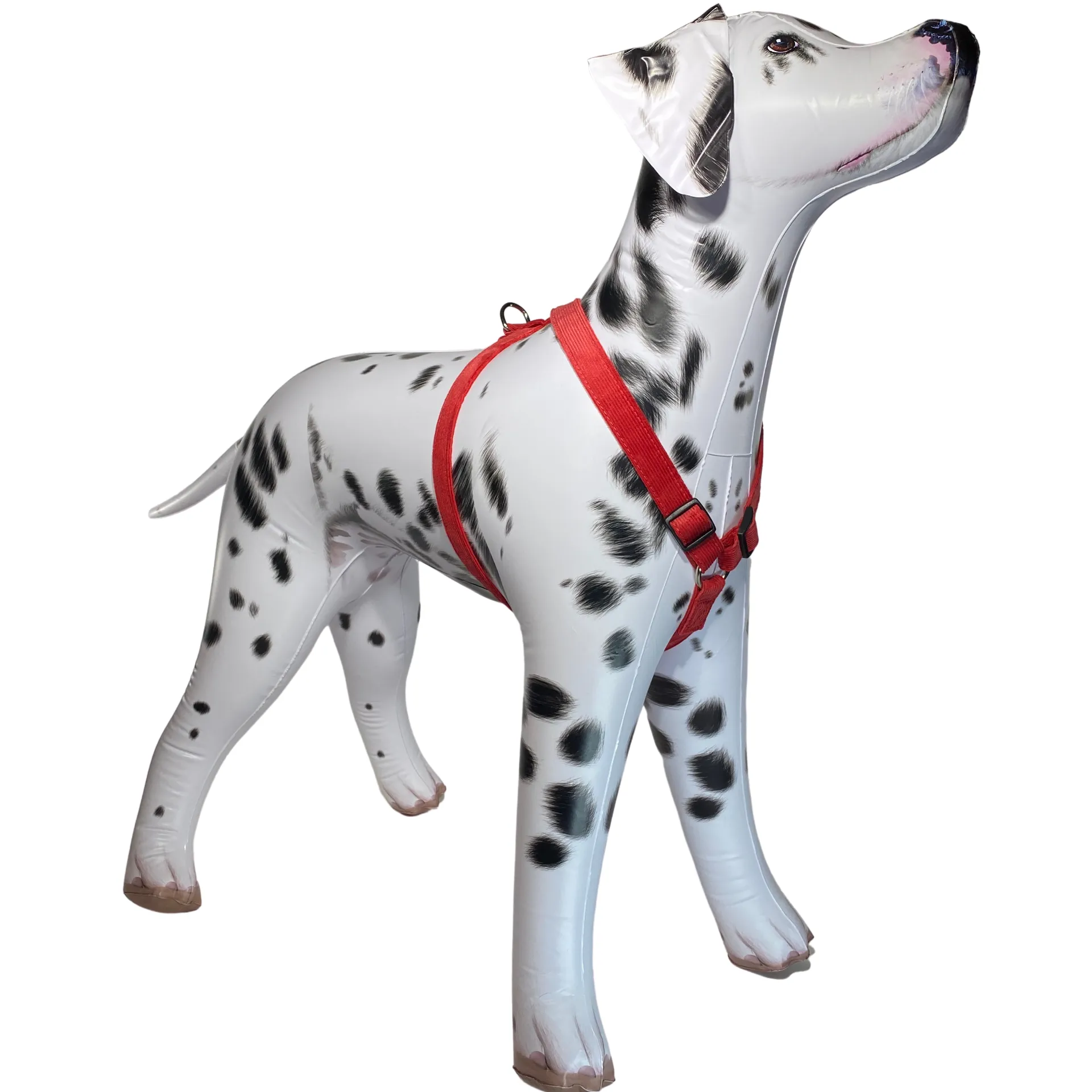 Hemp Dog Harness RED Corduroy
