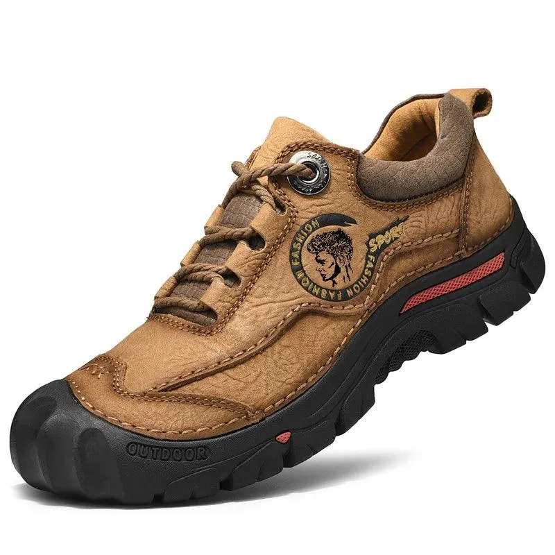 Men's Sports & Travel Outdoor Hiking Shoes Leather  Sneakers Footwear