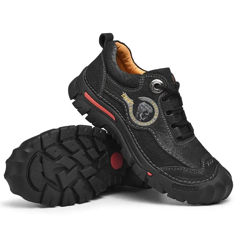 Men's Sports & Travel Outdoor Hiking Shoes Leather  Sneakers Footwear