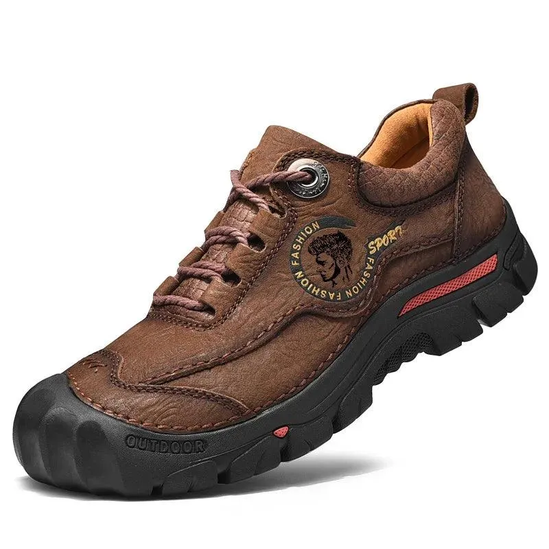 Men's Sports & Travel Outdoor Hiking Shoes Leather  Sneakers Footwear