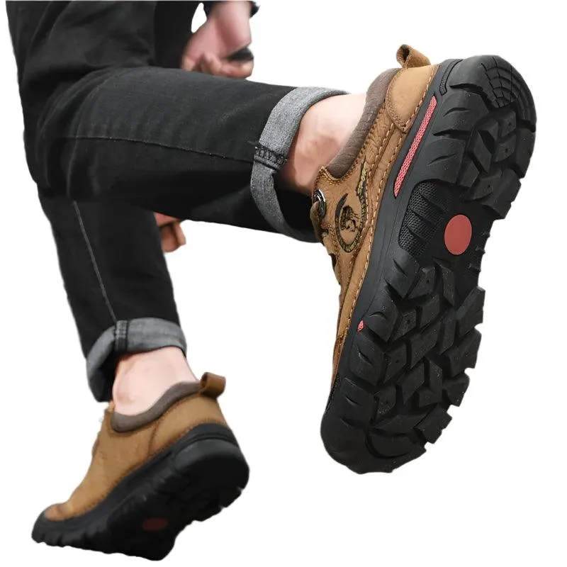Men's Sports & Travel Outdoor Hiking Shoes Leather  Sneakers Footwear