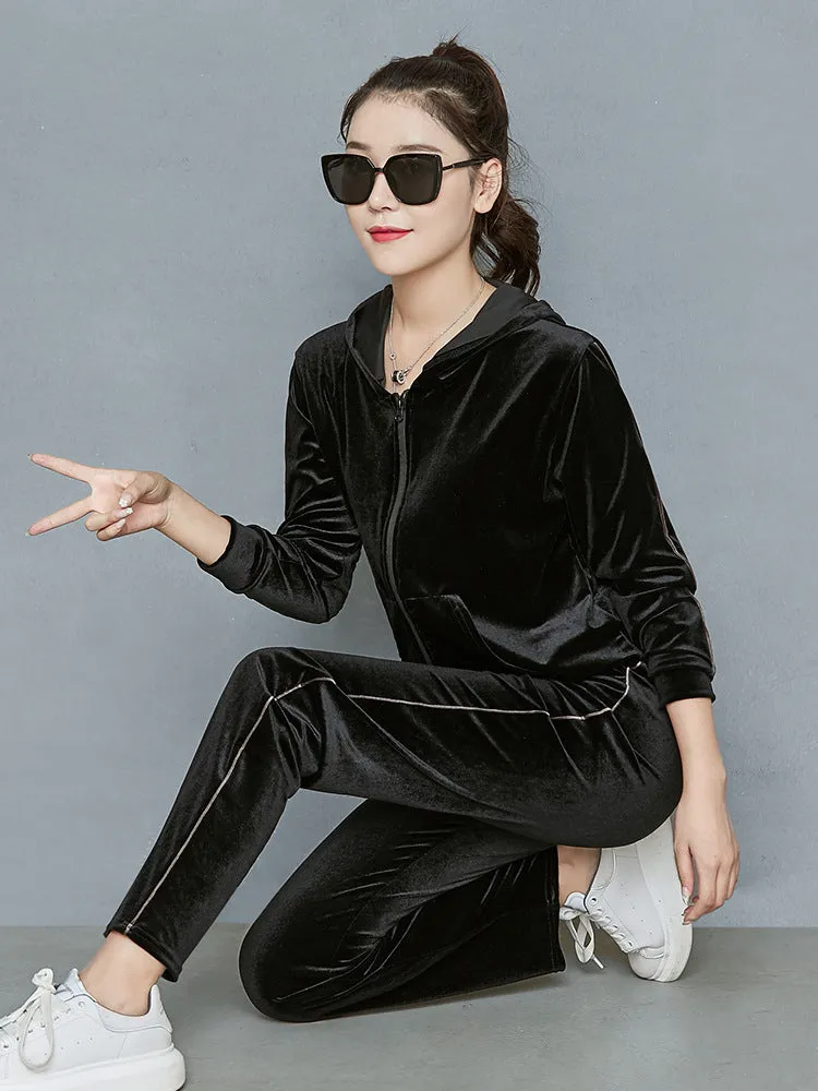Moisture Wicking Hoodie Spring and Autumn Long Sleeve Loose Sports Jacket Women's Casual