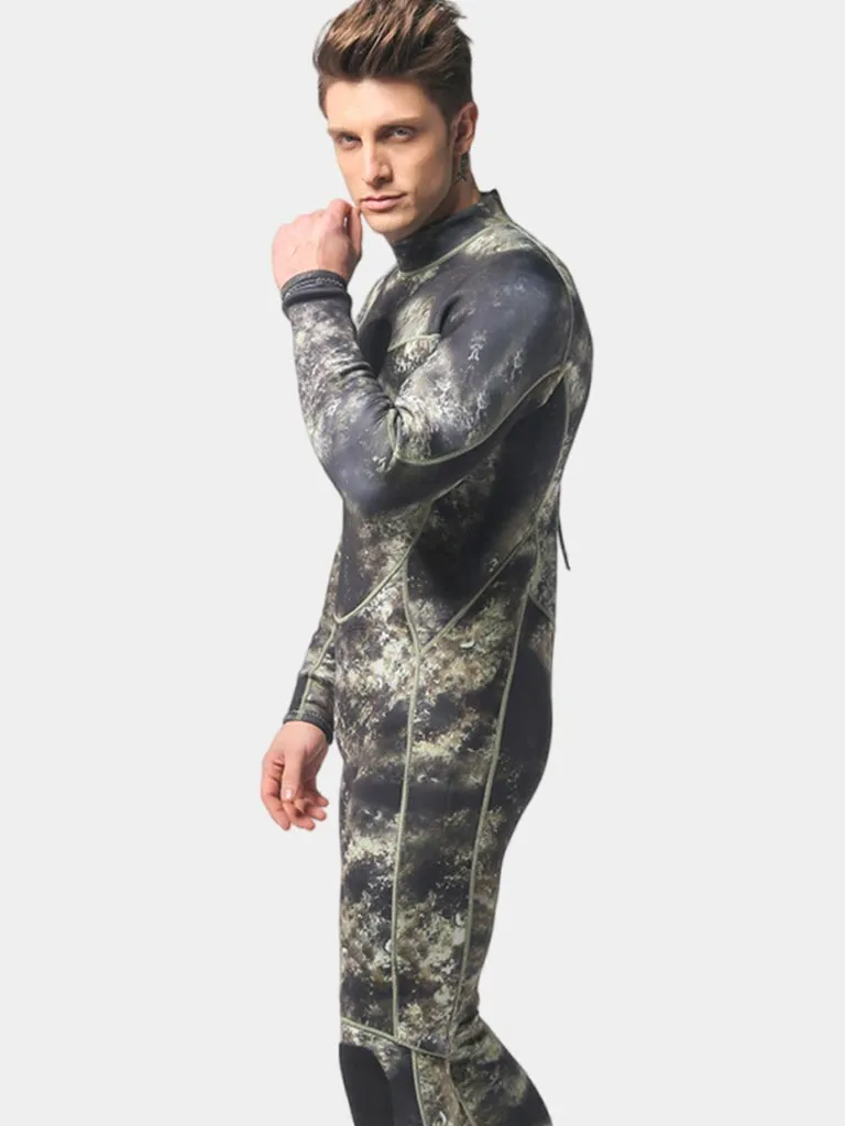 MYLEDI Men's 1.5MM Neoprene One Piece Camo Wetsuit