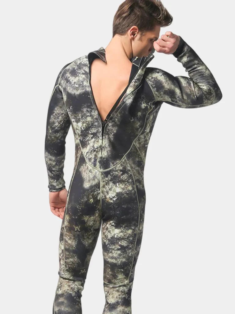 MYLEDI Men's 1.5MM Neoprene One Piece Camo Wetsuit
