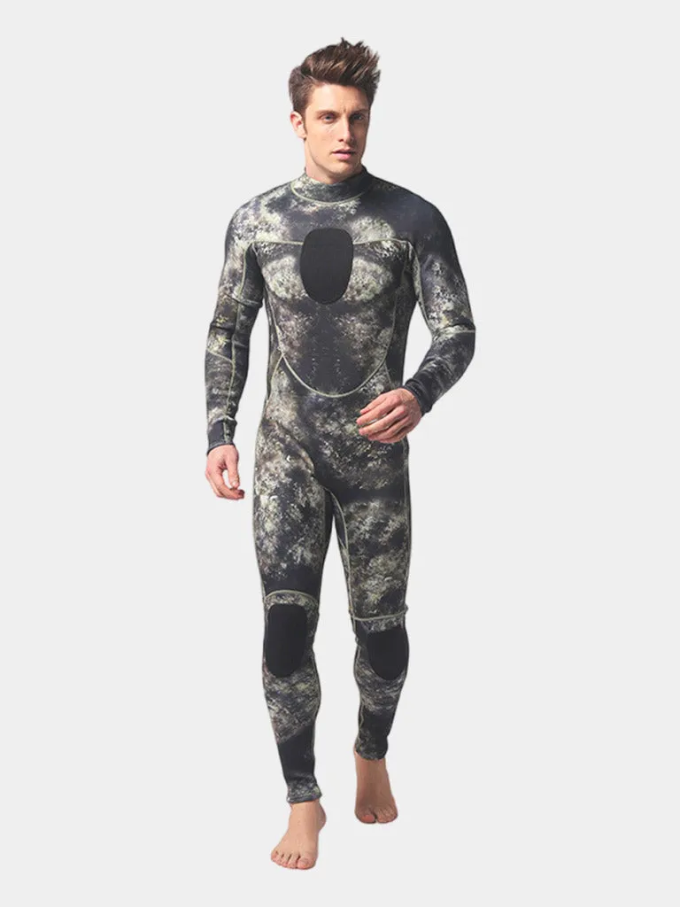 MYLEDI Men's 1.5MM Neoprene One Piece Camo Wetsuit