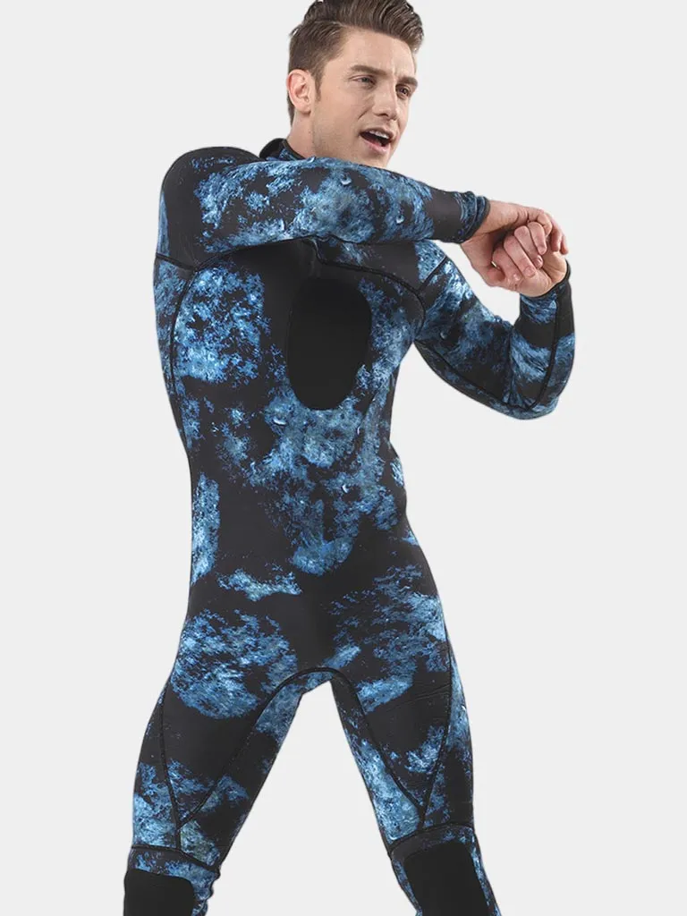 MYLEDI Men's 1.5MM Neoprene One Piece Camo Wetsuit