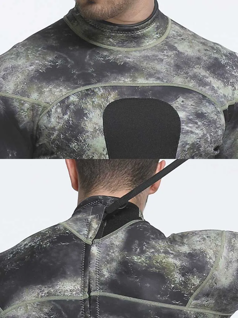 MYLEDI Men's 1.5MM Neoprene One Piece Camo Wetsuit