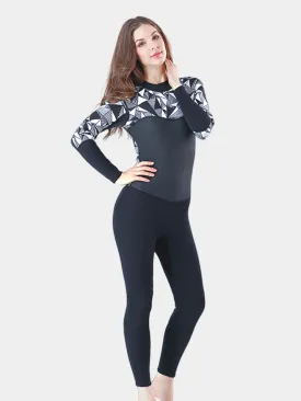 MYLEDI Women 3MM One Piece Warming Camo Wetsuit