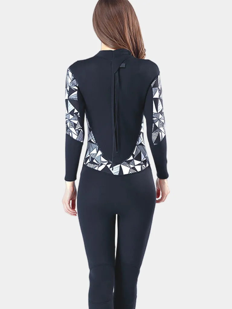 MYLEDI Women 3MM One Piece Warming Camo Wetsuit