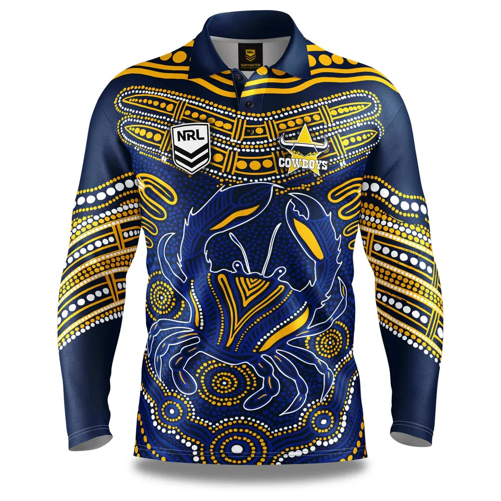 North QLD Cowboys Karumba Fishing Shirt