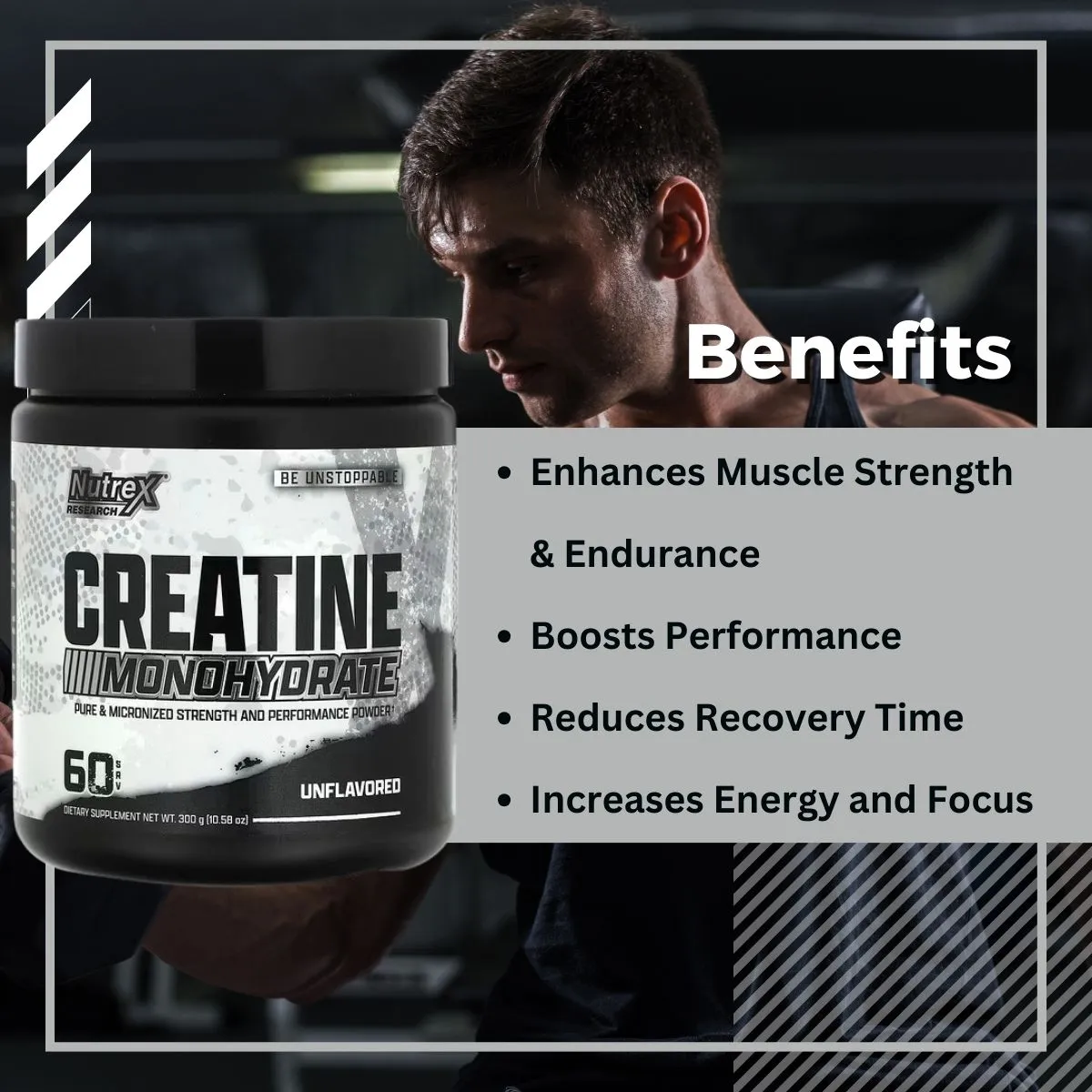 Nutrex Research, Creatine Monohydrate, 300 - 1000g