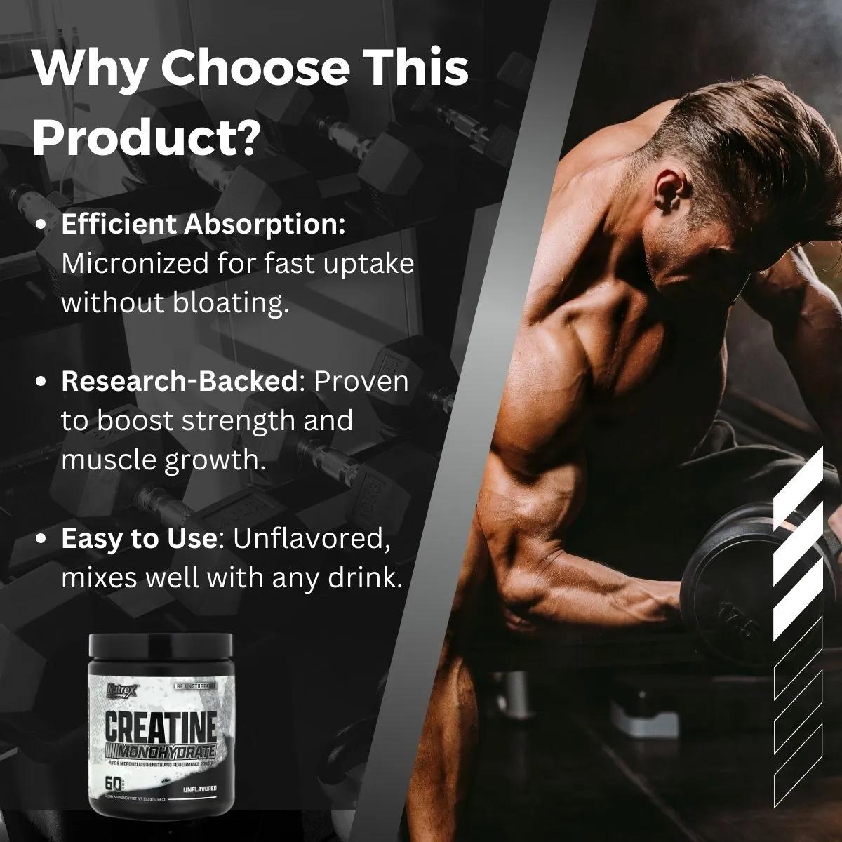 Nutrex Research, Creatine Monohydrate, 300 - 1000g