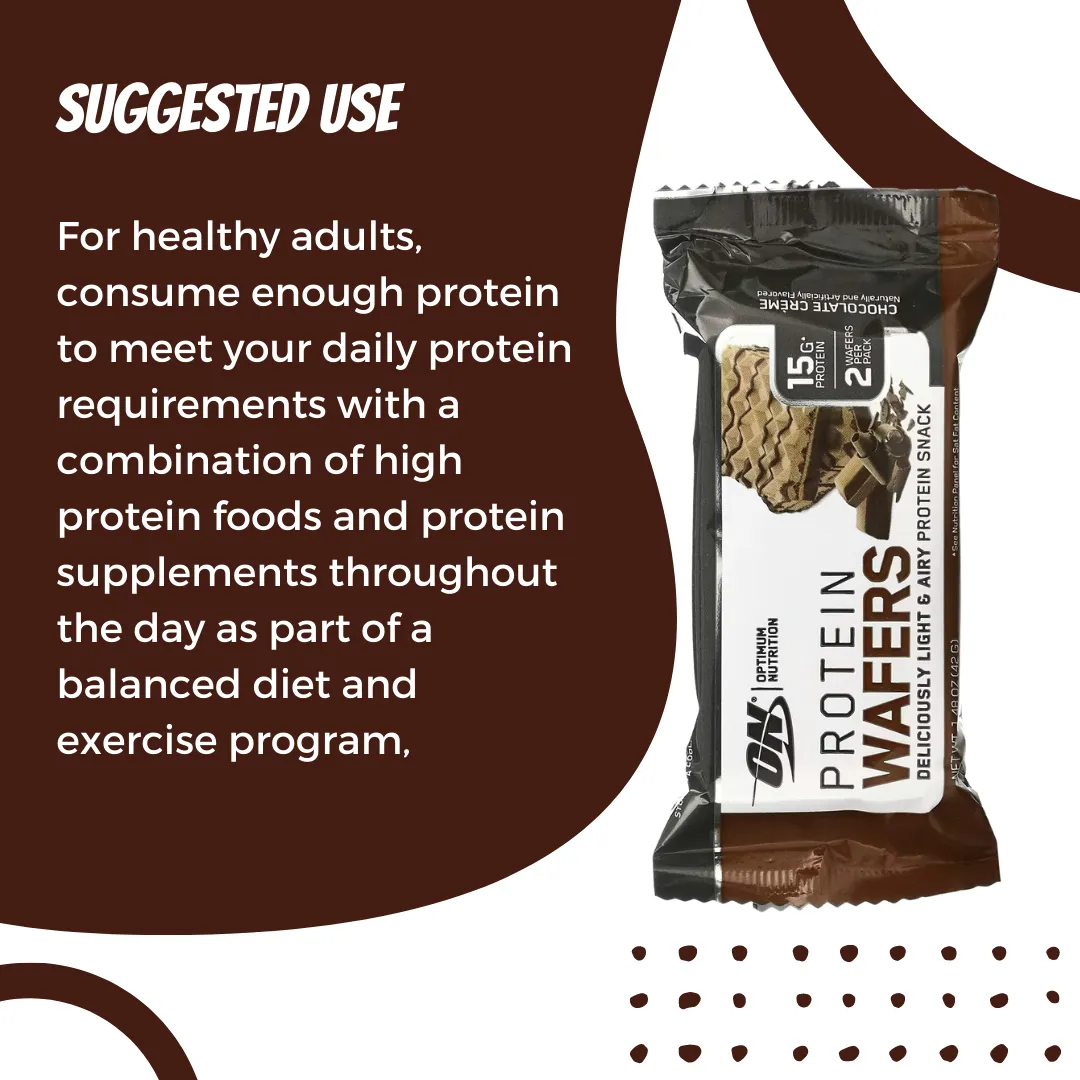 Optimum Nutrition, Protein Wafers, 3 Packs