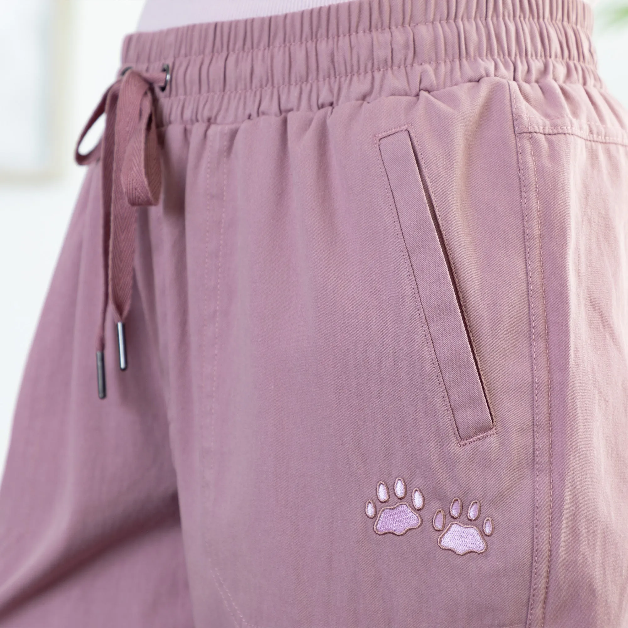 Paw Print Convertible Pants