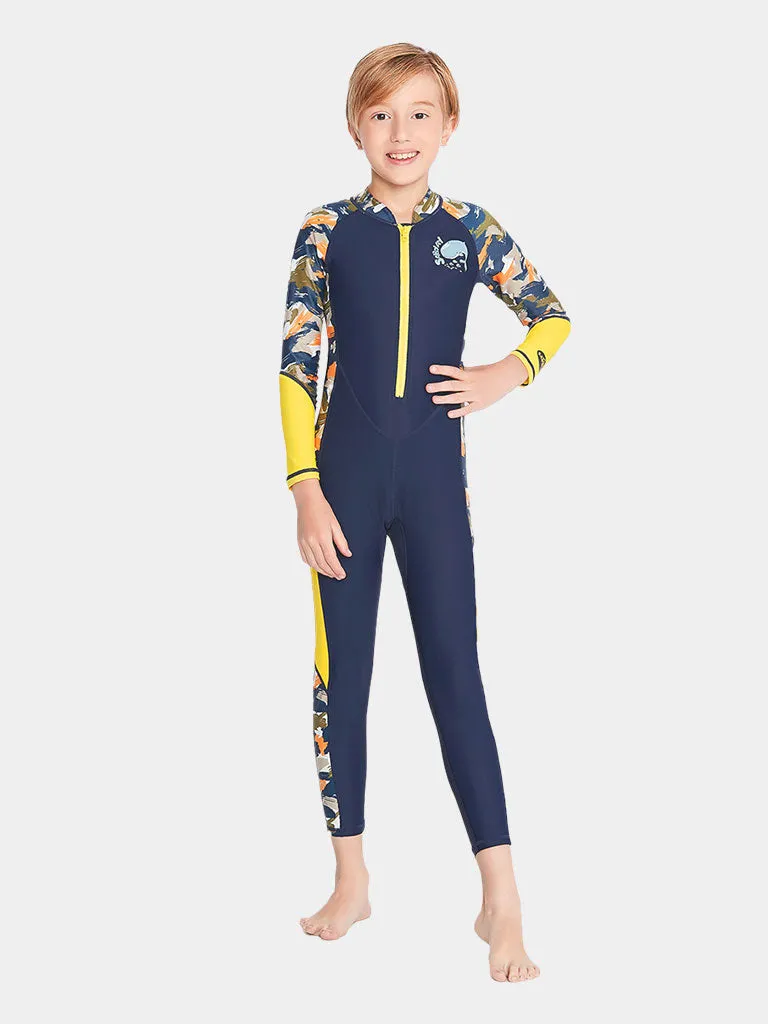 SABOLAY Boys' Long Sleeve One Piece Dive Skin Suit, 2 Colors