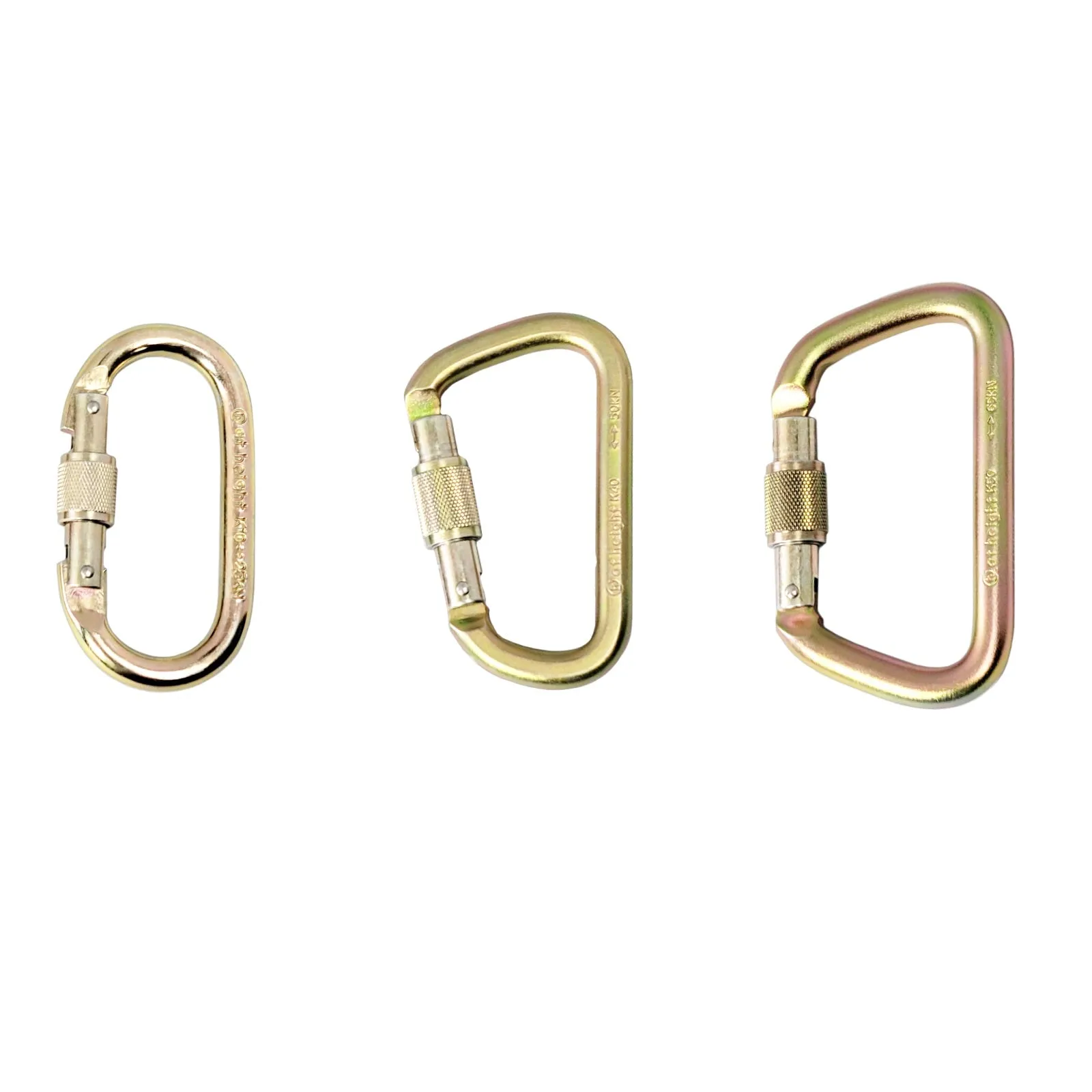 Steel Locking Carabiners