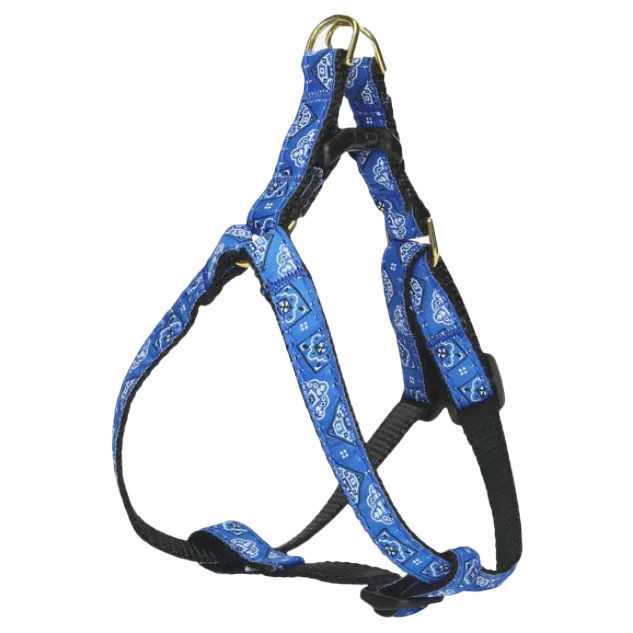 Teacup Harness | Blue Bandana