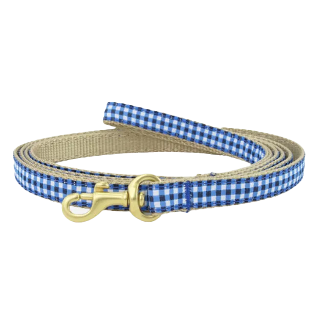 Teacup Leash | Navy Gingham